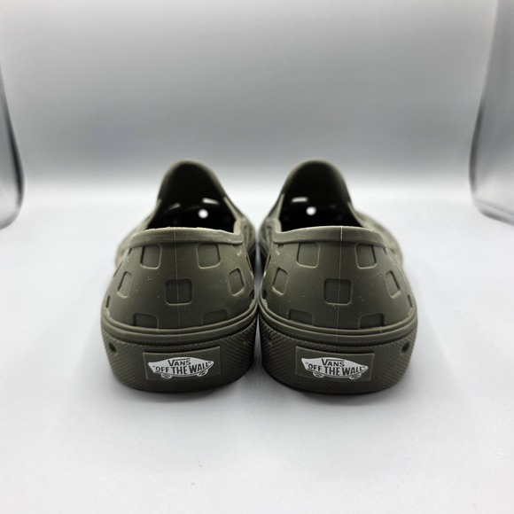 VANS TRK Shoes Womens 6 Green Rubber Breathable Slip On Waterproof Lightweight - Picture 6 of 14